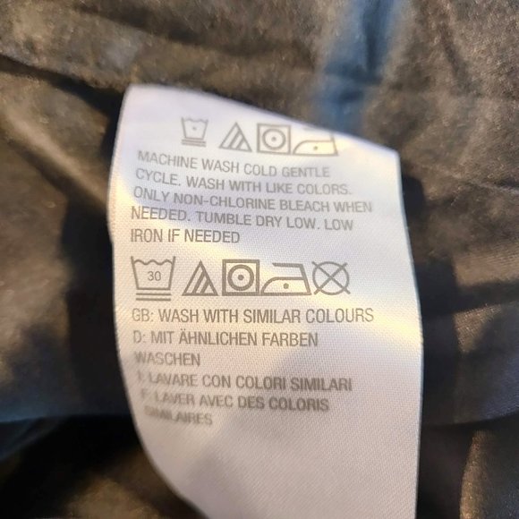 Gili Womens Black Gray Camouflage Open Front Shoulder Pads Cape Blazer Jacket 10 - Picture 10 of 10